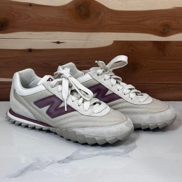 New Balance RC30 Heritage Sneakers Sea Salt/Washed Burgundy- URC30UA size US 5.5 - Picture 3 of 11